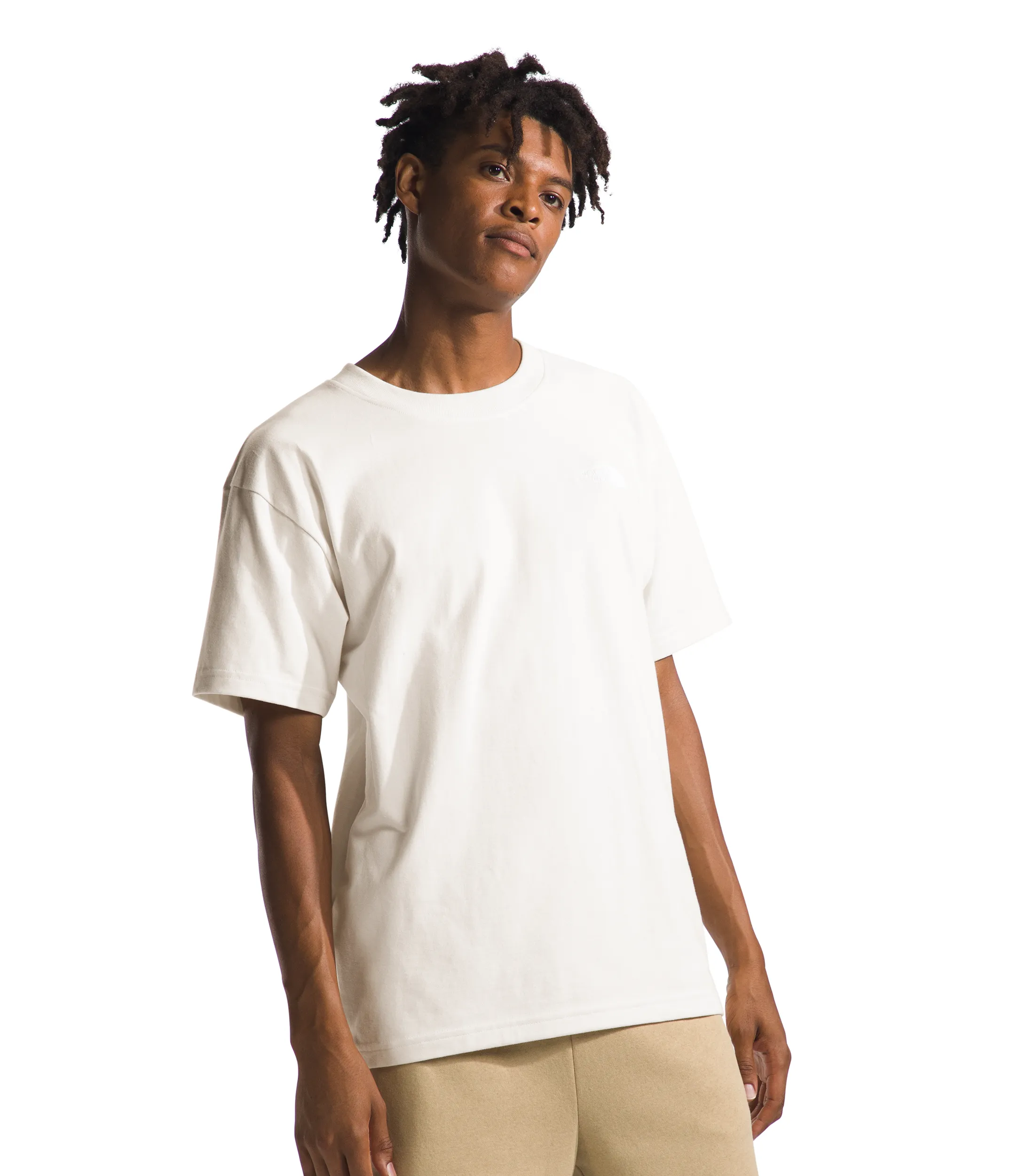 Evolution Box Fit Tee | White Dune