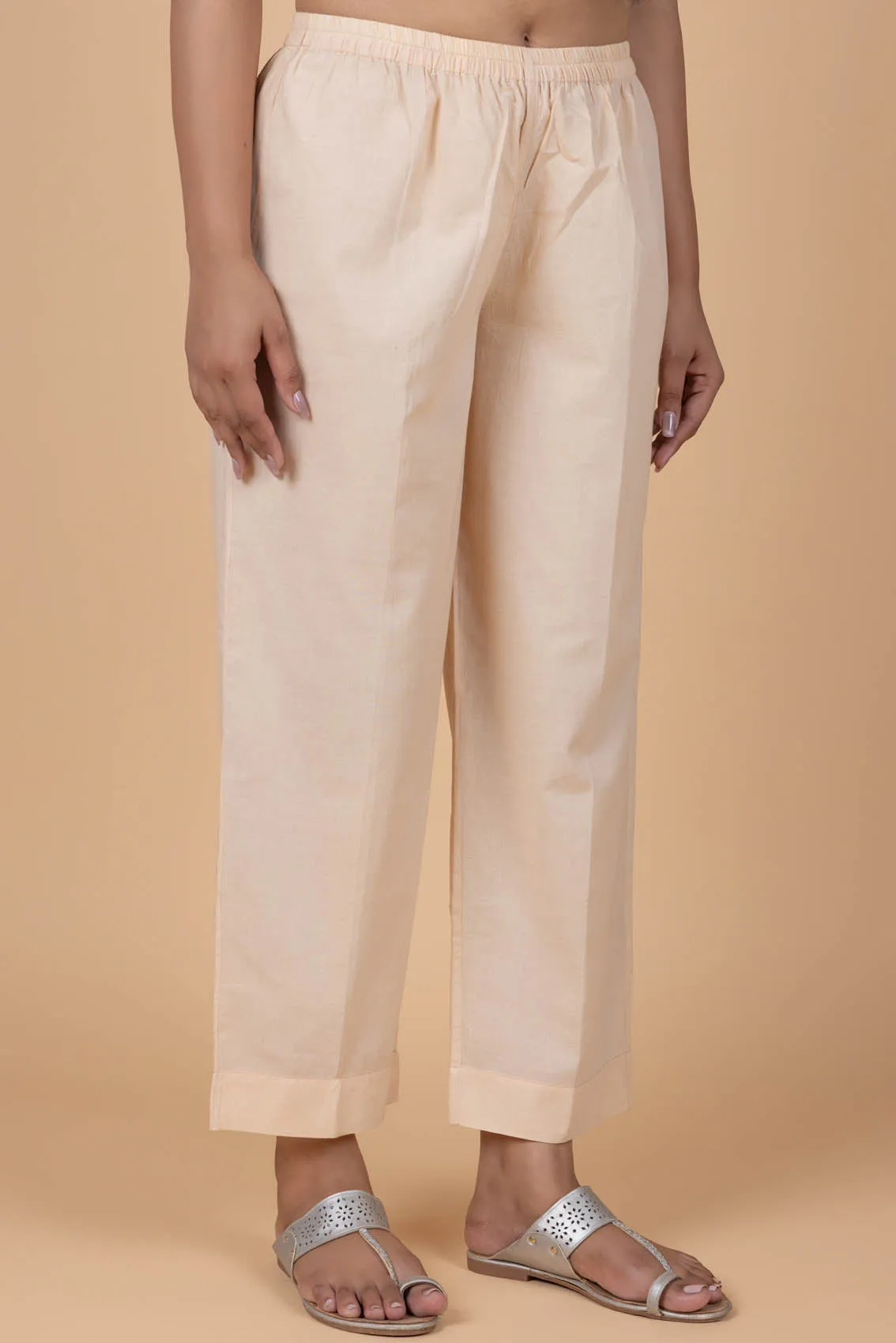 Pale Beige Trousers